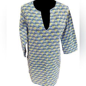 RockFlowerPaper 100% cotton patterned tunic size M
